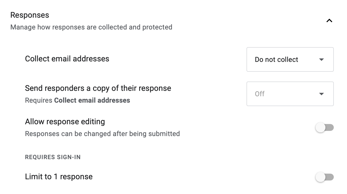 google form email responder when completed