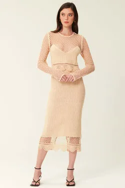 Hana Crochet Top - Natural