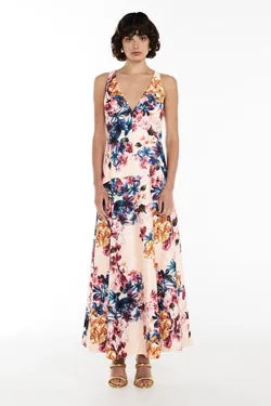Scattered Flowers Sleeveless Dress