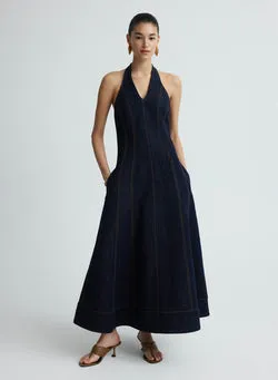 KNOX DRESS (DARK INDIGO)
