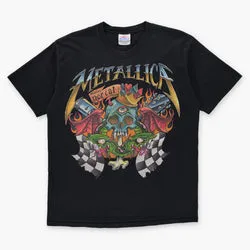 Vintage Metallica Double Sided 'Nor Cal' HANES Black Band Tee (M)