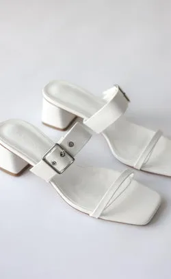 Dinah Heels (White) - By Billini