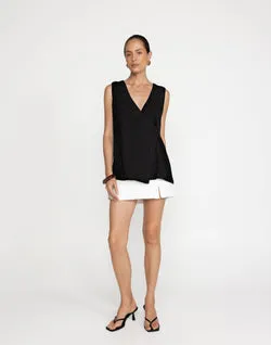 Sandra Mini Skirt (White)