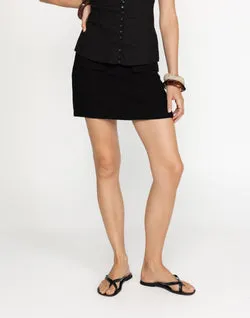 Cheryl Mini Skirt (Black)