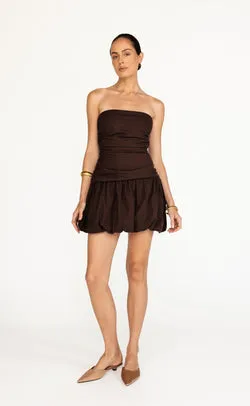 Yagya Mini Dress (Chocolate)