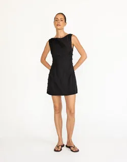 Elowen Mini Dress (Black)