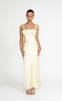 Mimosa Maxi Dress (Lemon)