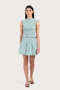 Coco Skirt - Palm Stripe