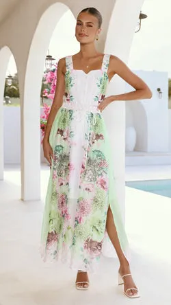 Kira Maxi Skirt - Sorbet Symphony