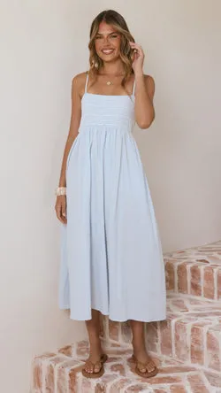 Kinsley Midi Dress - Blue