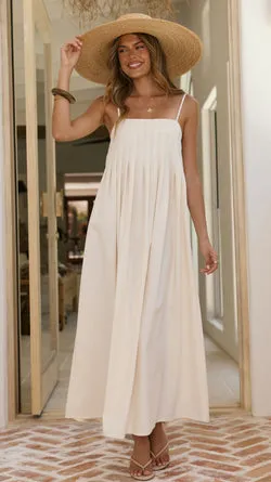 Fiorella Maxi Dress - Cream