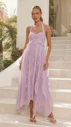 Nadine Maxi Dress - Lilac