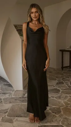 Eva Maxi Dress - Black