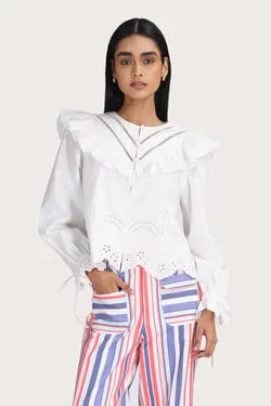Myra Blouse  - White