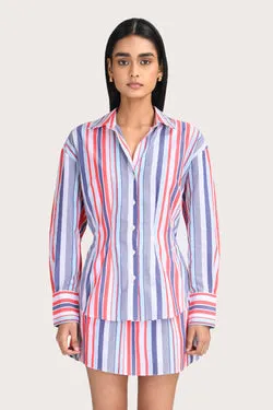 Corina Shirt  - Ikaria stripe