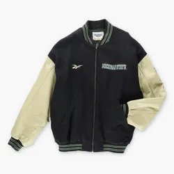 Vintage REEBOK Michigan State Spartans Wool & Leather Canadian Made Varsity Jacket (XXL)