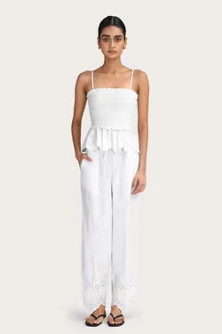 Cassandra Pant - White