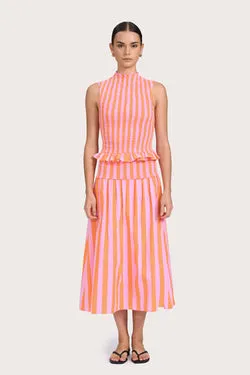Celia Skirt - Carinvale Stripe