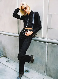 Stallion High Rise Straight Leg Jeans Indigo