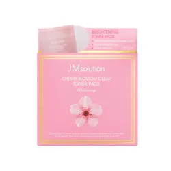 JM Solution Cherry Blossom Clear Toner Pad 100 Pads