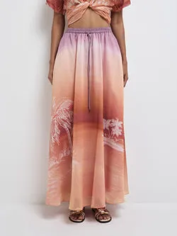 SUNSET PALMS SKIRT