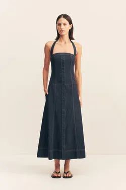 RITA PANELLED MIDI DRESS