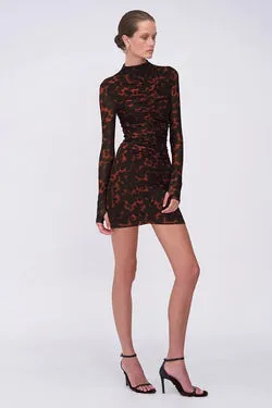 Remi Tortoiseshell Mini Dress
