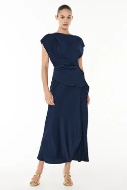 Fluid Notion Drape Dress