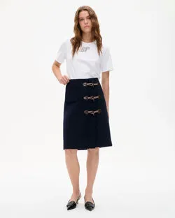 Sheila Skirt (Deep Well Blue)