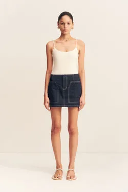 JAQUES PATCH POCKET MINI SKIRT