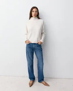 THE MOCK NECK - ECO WHITE