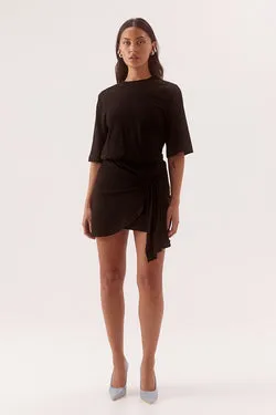 SOHVI TEE DRESS - BLACK