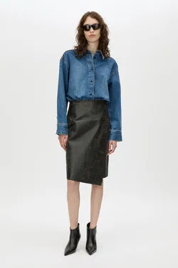 Dawn Leather Skirt