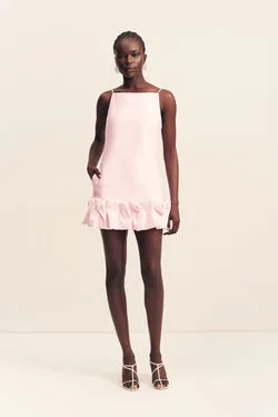 OTIS BUBBLE HEM MINI DRESS - FAIRYFLOSS