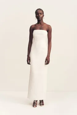 ELUNA PANELLED SEQUIN MAXI DRESS