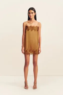 SIMONA LACE MINI DRESS - MEDALLION