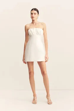 OTIS HOURGLASS MINI DRESS - IVORY