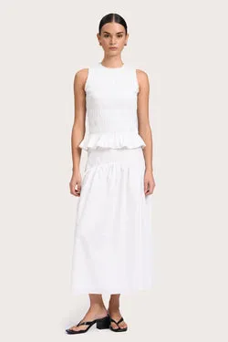 Mathilde Skirt - Chalk