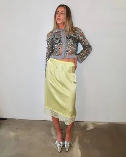 Alice Midi Skirt (Yellow)