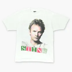 Vintage 1991 Sting 'The Soul Cages' Tour T-Shirt (L)