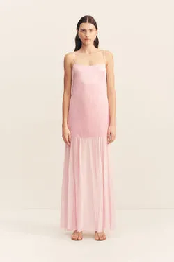 MORAYA DROPPED WAIST MAXI DRESS - FAIRYFLOSS