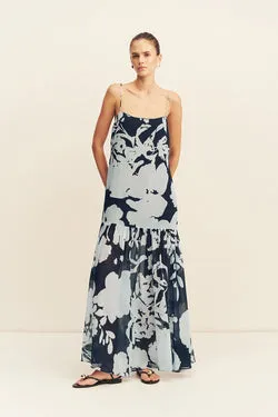 ALEYNA DROPPED WAIST MAXI DRESS