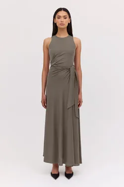 BRONZE JERSEY AESTHETE DRESS