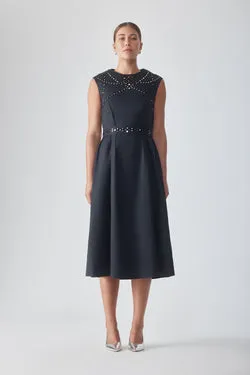 BIDA CHANDELIER DRESS - NOIR