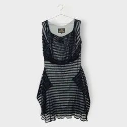 Mesh Layered Midi Dress