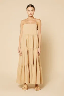 ODESSA POPLIN MAXI DRESS