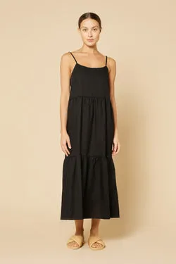 MILES LINEN MIDI DRESS