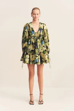 WEYES LONG SLEEVE MINI DRESS