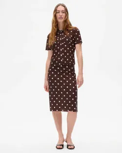 Jessika Skirt (Coffee Bean Dots)