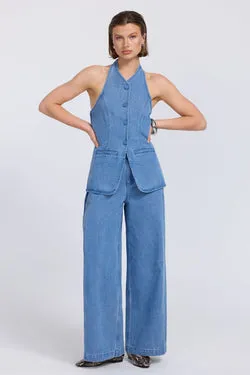 EVERLEIGH DENIM TUNIC - INDIGO
